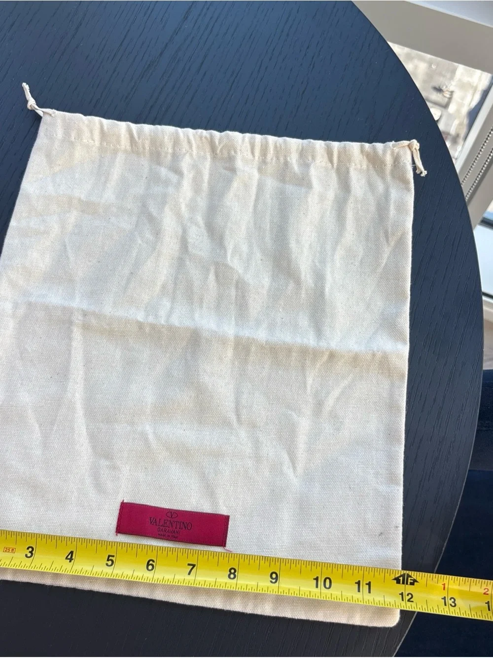Valentino Garavani Dustbag NEW Authentic beige linen made in Italy
